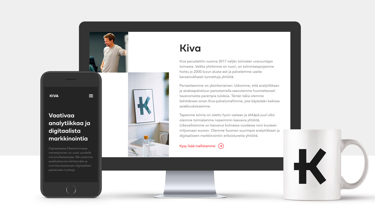 Kivan uudet WordPress kotisivut